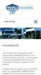 Mobile Screenshot of profiloholding.com.tr
