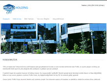 Tablet Screenshot of profiloholding.com.tr